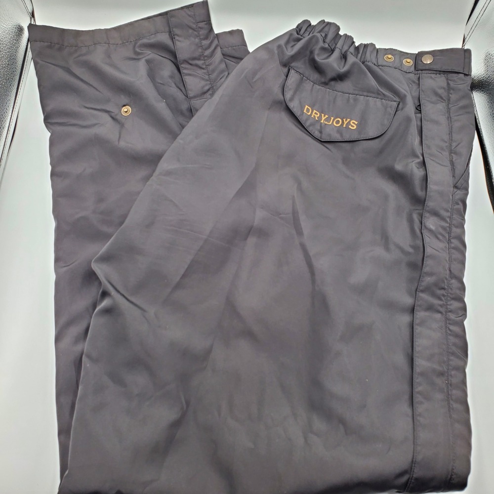 FootJoy DryJoys Mens Golf Rain Pants Black Waterproof XL Performance Trouser